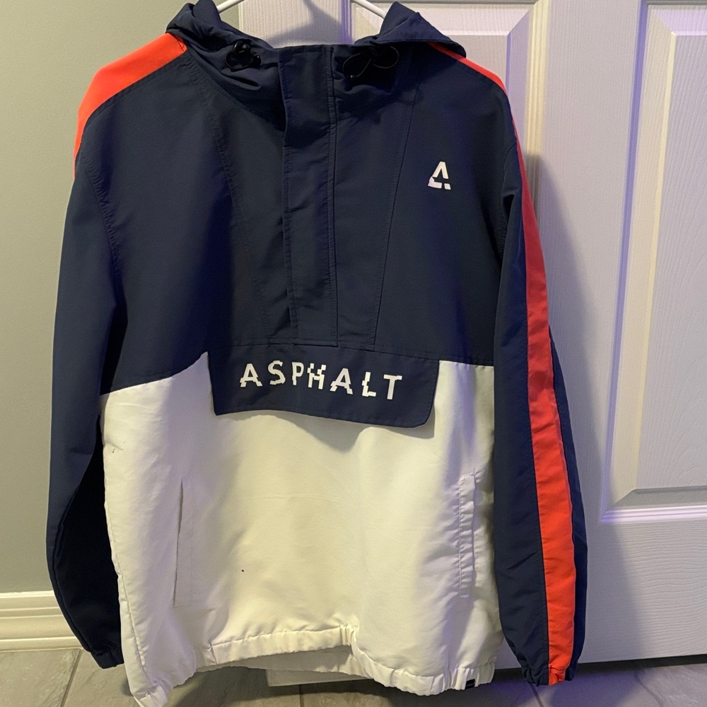 Asphalt Men’s Asphalt Windbreaker Large